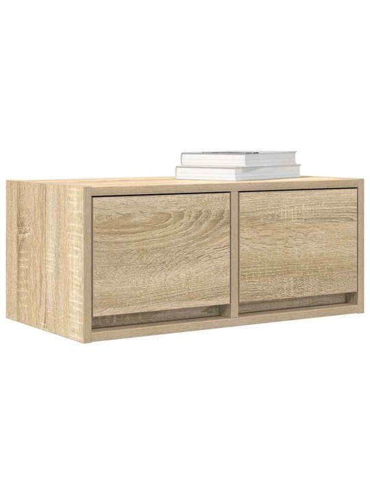 Tv skříňky 2 ks dub sonoma 60x31x25,5 cm dřevěné konstrukce