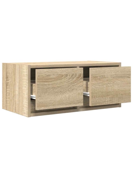 Tv skříňky 2 ks dub sonoma 60x31x25,5 cm dřevěné konstrukce
