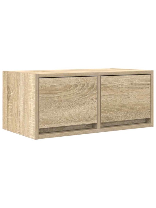Tv skříňky 2 ks dub sonoma 60x31x25,5 cm dřevěné konstrukce