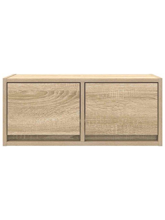 Tv skříňky 2 ks dub sonoma 60x31x25,5 cm dřevěné konstrukce