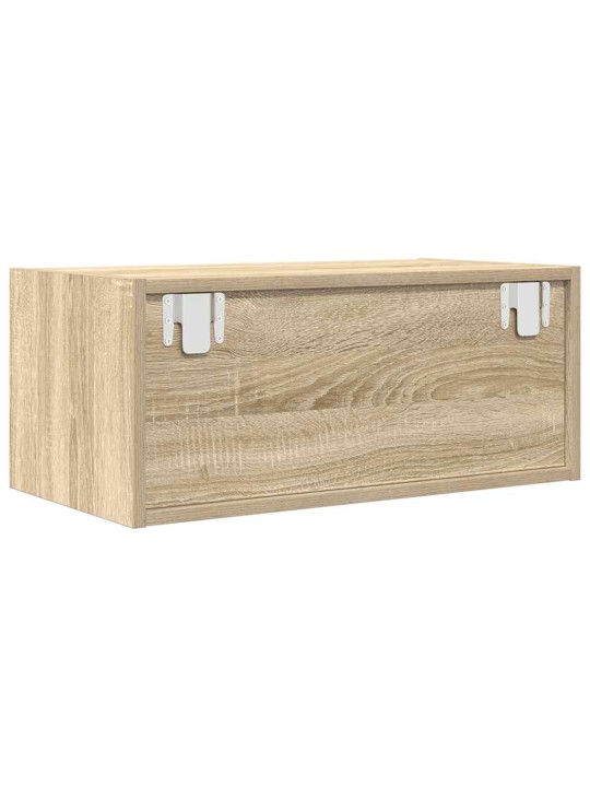 Tv skříňky 2 ks dub sonoma 60x31x25,5 cm dřevěné konstrukce