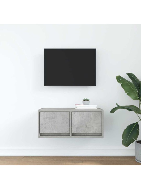 Tv skříňka betonově šedá 60x31x25,5 cm kompozitní dřevo