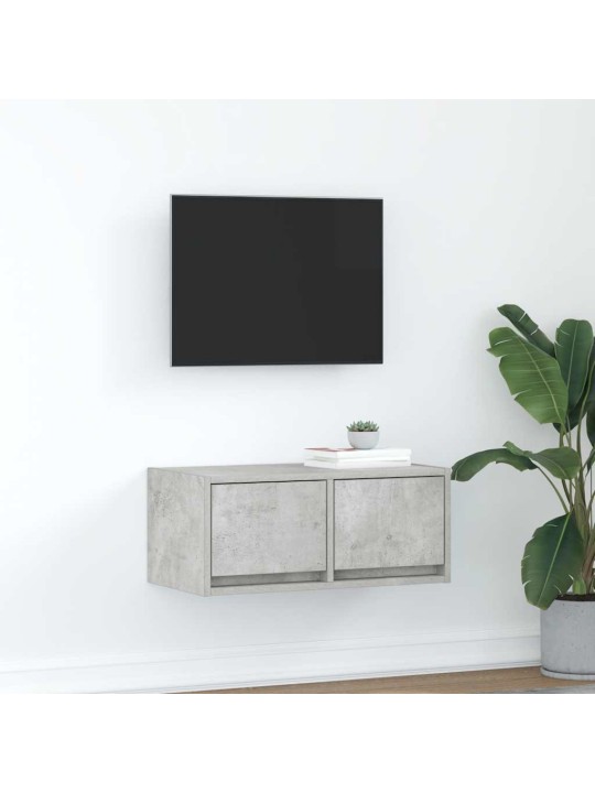 Tv skříňka betonově šedá 60x31x25,5 cm kompozitní dřevo