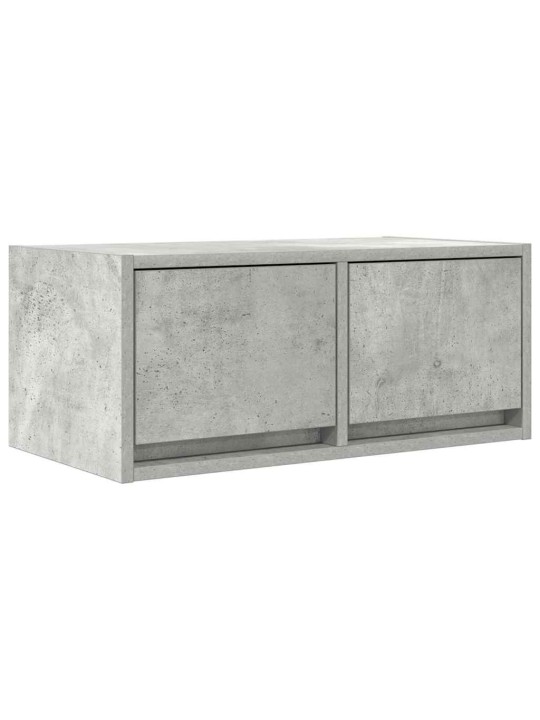 Tv skříňky 2 ks betonová šedá 60x31x25,5 cm dřevěná konstrukce