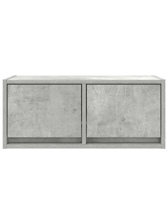 Tv skříňky 2 ks betonová šedá 60x31x25,5 cm dřevěná konstrukce