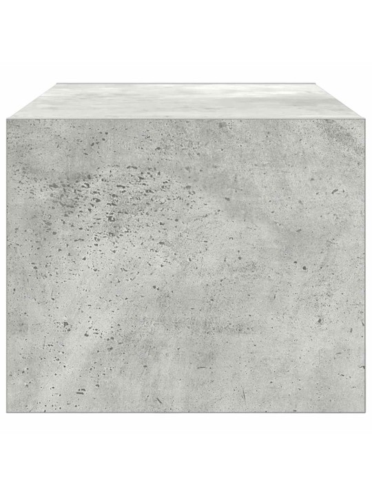 Tv skříňky 2 ks betonová šedá 60x31x25,5 cm dřevěná konstrukce