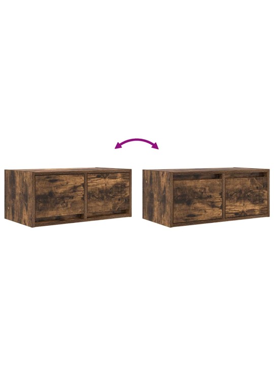 Tv skříňka kouřový dub 60x31x25,5 cm kompozitní dřevo