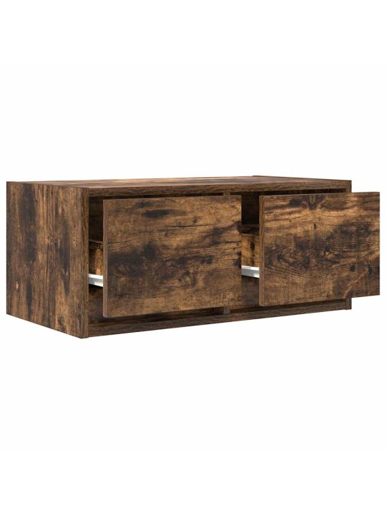 Tv skříňky 2 ks kouřový dub 60x31x25,5 cm dřevěné konstrukce