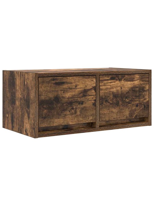 Tv skříňky 2 ks kouřový dub 60x31x25,5 cm dřevěné konstrukce