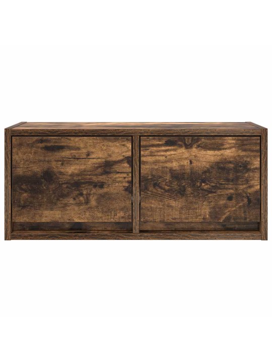 Tv skříňky 2 ks kouřový dub 60x31x25,5 cm dřevěné konstrukce