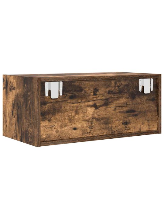 Tv skříňky 2 ks kouřový dub 60x31x25,5 cm dřevěné konstrukce