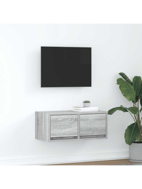 Tv skříňka šedá sonoma 60x31x25,5 cm kompozitní dřevo