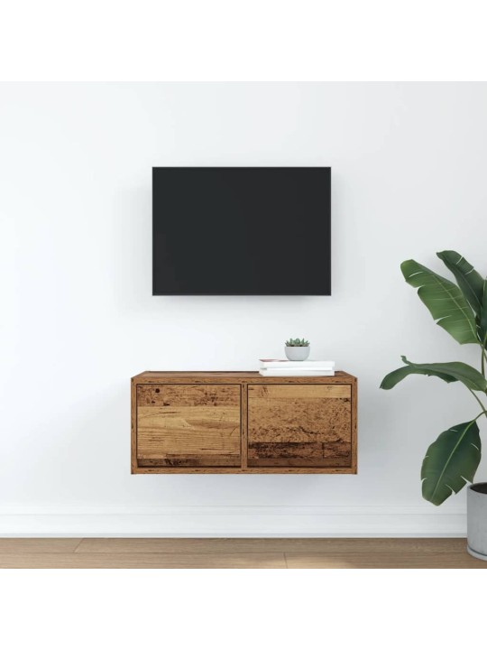 Tv skříňka starého dřeva 60x31x25,5 cm kompozitní dřevo
