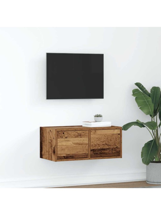 Tv skříňka starého dřeva 60x31x25,5 cm kompozitní dřevo
