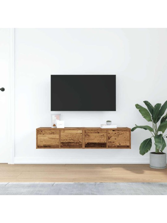 Tv skříňky 2 ks staré dřevo 60x31x25,5 cm dřevěné konstrukce