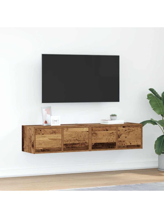 Tv skříňky 2 ks staré dřevo 60x31x25,5 cm dřevěné konstrukce