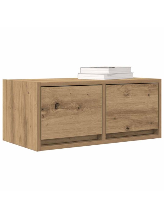 Tv skříňky 2 ks dub artisan 60x31x25,5 cm dřevěné konstrukce
