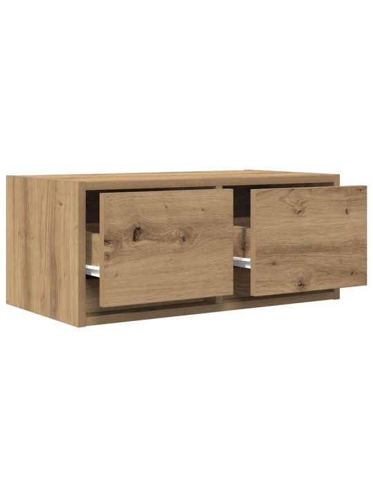 Tv skříňky 2 ks dub artisan 60x31x25,5 cm dřevěné konstrukce