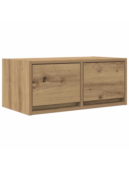 Tv skříňky 2 ks dub artisan 60x31x25,5 cm dřevěné konstrukce