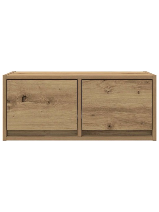 Tv skříňky 2 ks dub artisan 60x31x25,5 cm dřevěné konstrukce