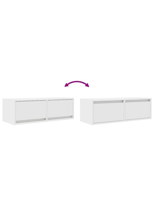Tv skříňka bílá 80x31x25,5 cm kompozitní dřevo