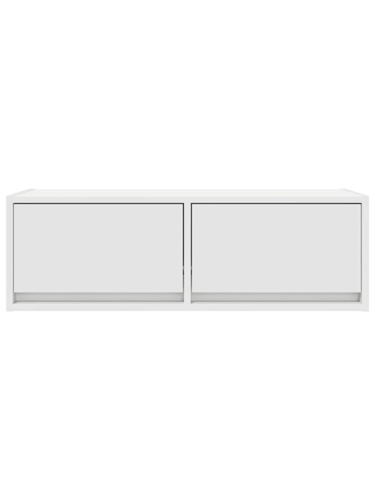 Tv skříňky 2 ks bílá 80x31x25,5 cm dřevěná konstrukce