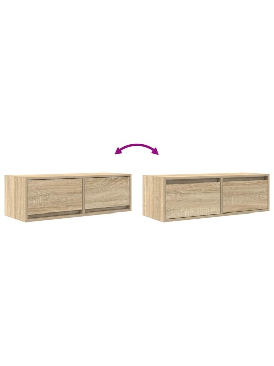 Tv skříňka dub sonoma 80x31x25,5 cm kompozitní dřevo