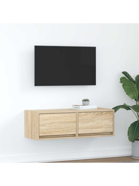 Tv skříňka dub sonoma 80x31x25,5 cm kompozitní dřevo