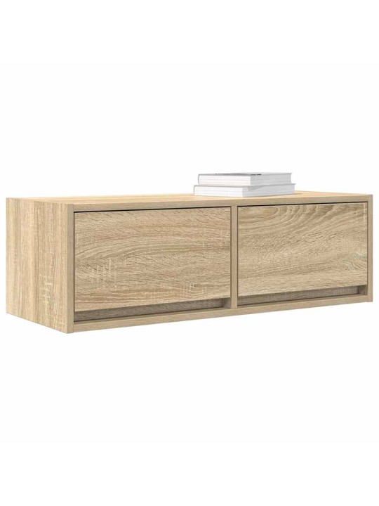 Tv skříňky 2 ks dub sonoma 80x31x25,5 cm dřevěné konstrukce