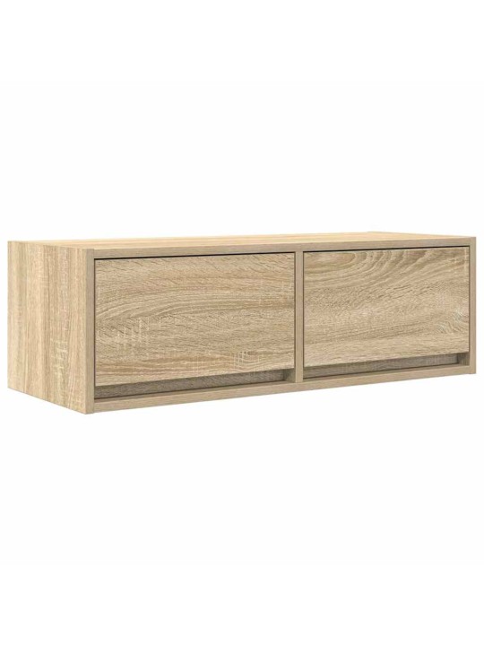 Tv skříňky 2 ks dub sonoma 80x31x25,5 cm dřevěné konstrukce