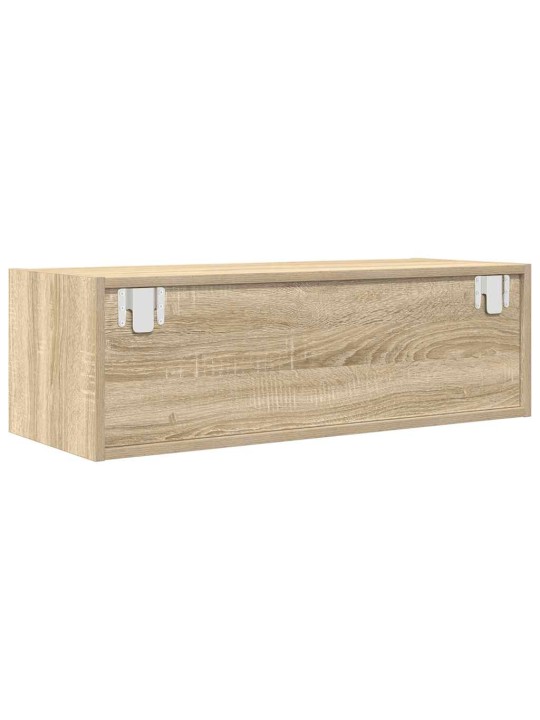 Tv skříňky 2 ks dub sonoma 80x31x25,5 cm dřevěné konstrukce
