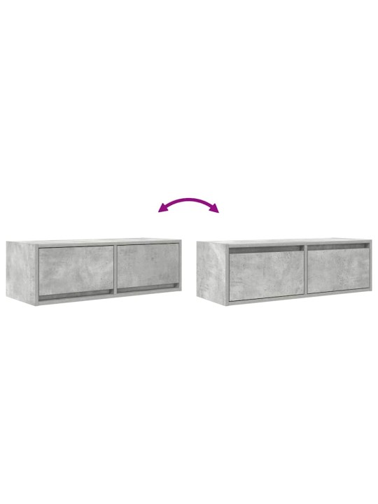 Tv skříňka betonově šedá 80x31x25,5 cm kompozitní dřevo