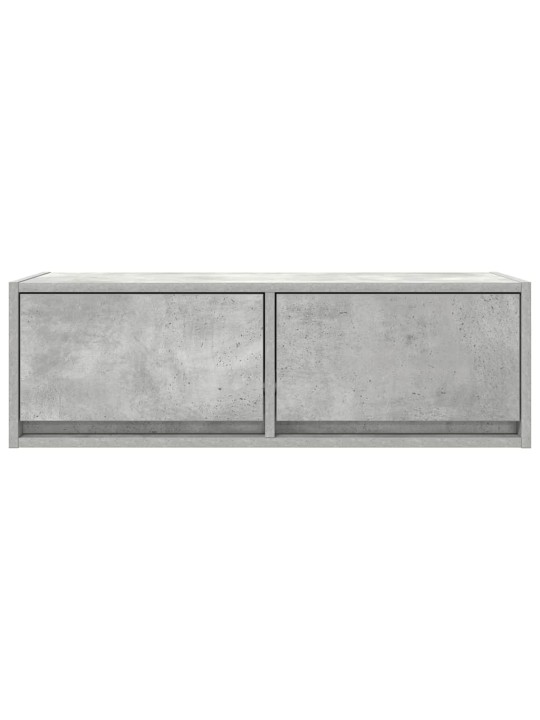 Tv skříňky 2 ks betonová šedá 80x31x25,5 cm dřevěná konstrukce