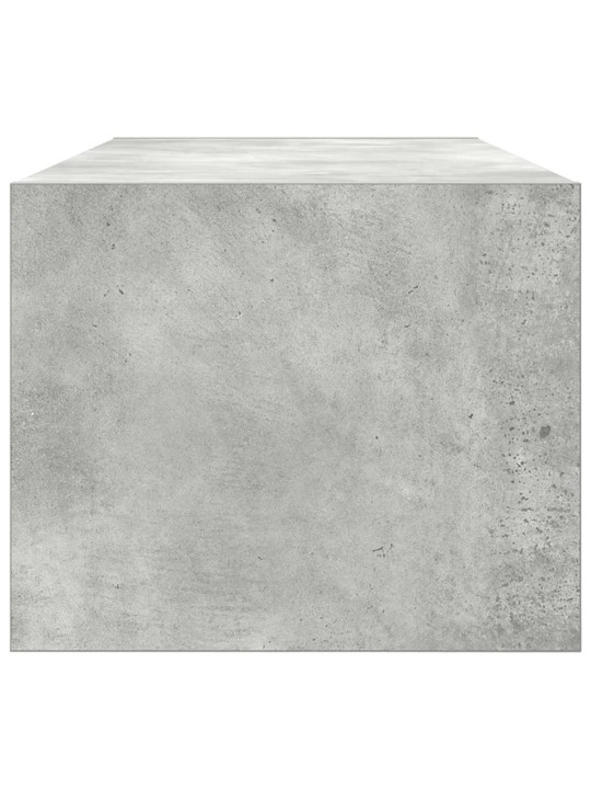 Tv skříňky 2 ks betonová šedá 80x31x25,5 cm dřevěná konstrukce