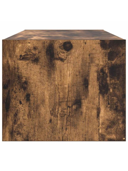 Tv skříňka kouřový 80x31x25,5 cm kompozitní dřevo