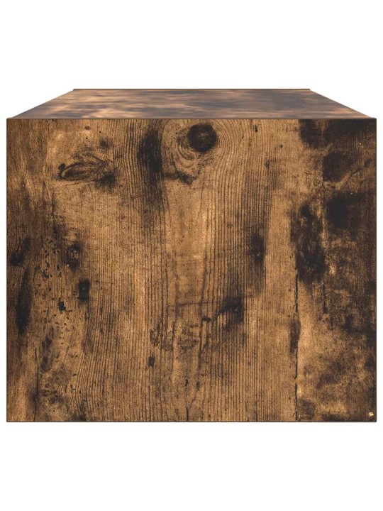 Tv skříňky 2 ks kouřový dub 80x31x25,5 cm dřevěné konstrukce
