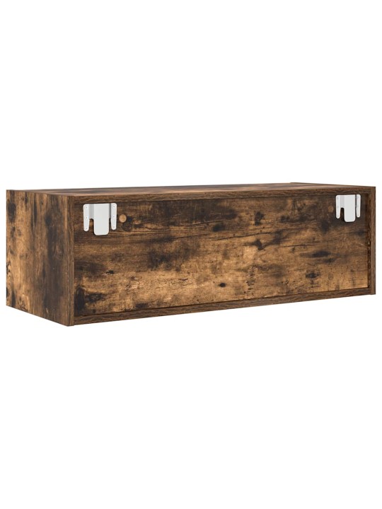Tv skříňky 2 ks kouřový dub 80x31x25,5 cm dřevěné konstrukce