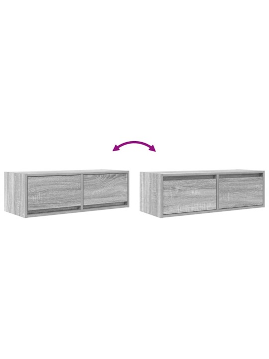 Tv skříňka šedá sonoma 80x31x25,5 cm kompozitní dřevo