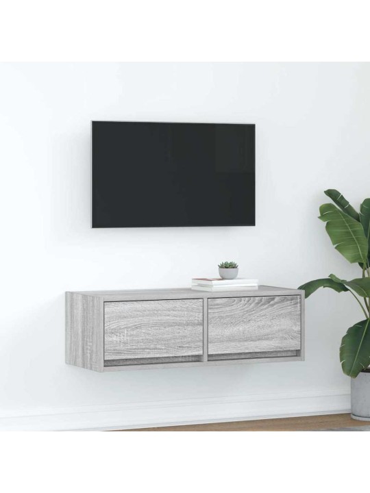 Tv skříňka šedá sonoma 80x31x25,5 cm kompozitní dřevo