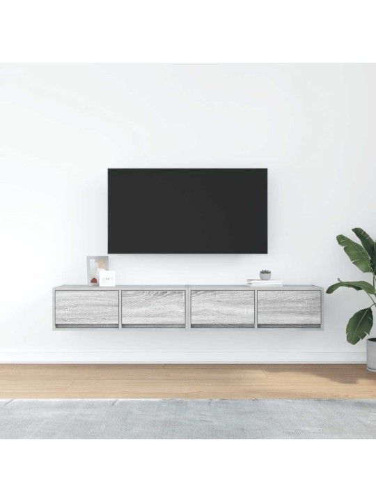 Tv skříňka šedá sonoma 80x31x25,5 cm kompozitní dřevo