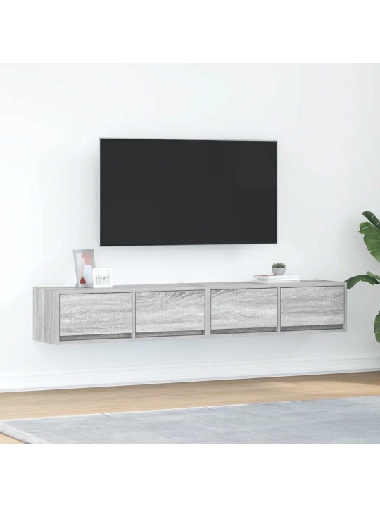 Tv skříňka šedá sonoma 80x31x25,5 cm kompozitní dřevo