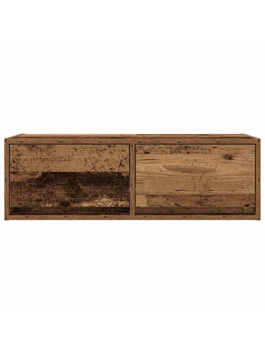 Tv skříňky 2 ks staré dřevo 80x31x25,5 cm dřevěné konstrukce