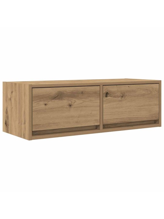 Tv skříňka dub artisan 80x31x25,5 cm kompozitní dřevo