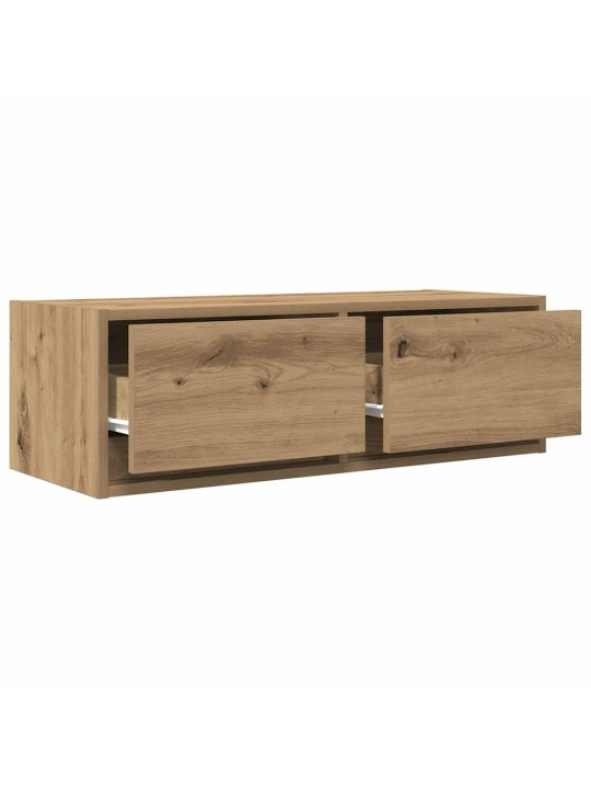 Tv skříňka dub artisan 80x31x25,5 cm kompozitní dřevo