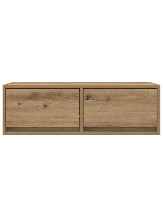 Tv skříňka dub artisan 80x31x25,5 cm kompozitní dřevo