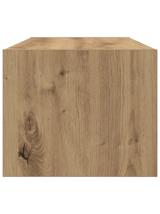 Tv skříňka dub artisan 80x31x25,5 cm kompozitní dřevo
