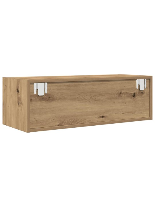 Tv skříňka dub artisan 80x31x25,5 cm kompozitní dřevo