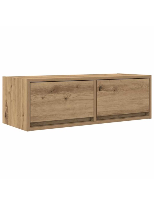 Tv skříňky 2 ks dub artisan 80x31x25,5 cm dřevěné konstrukce