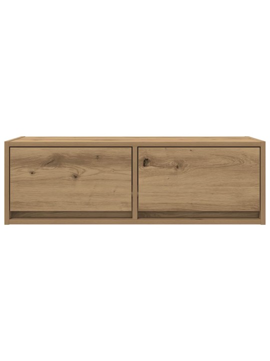 Tv skříňky 2 ks dub artisan 80x31x25,5 cm dřevěné konstrukce