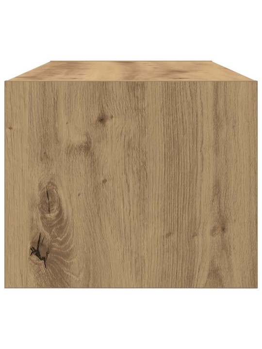 Tv skříňky 2 ks dub artisan 80x31x25,5 cm dřevěné konstrukce